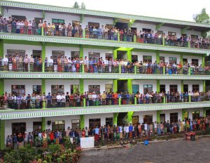 Para santri di Kompleks Pesantren Putra
