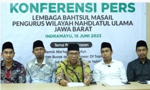 LBM NU Jawa Barat menggelar Jumpa Pers terkait hasil pembahasan tentang kontroversi Ma'had Al-Zaytun