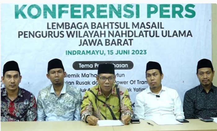 LBM NU Jawa Barat menggelar Jumpa Pers terkait hasil pembahasan tentang kontroversi Ma'had Al-Zaytun
